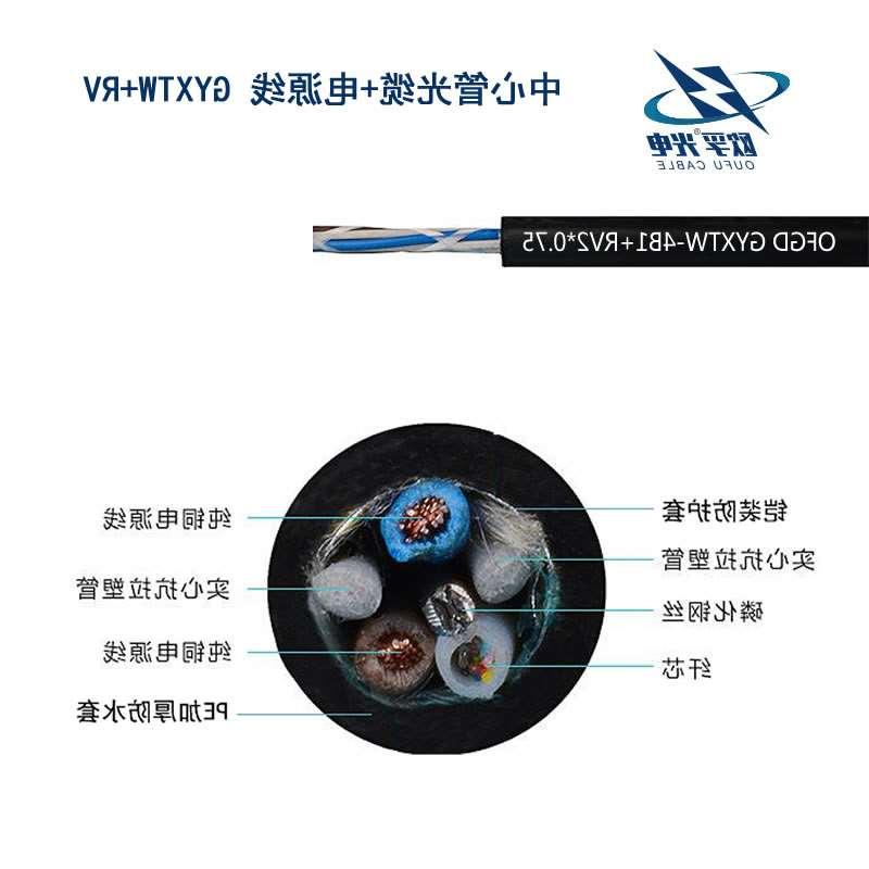 惠州市中心管式光电复合缆